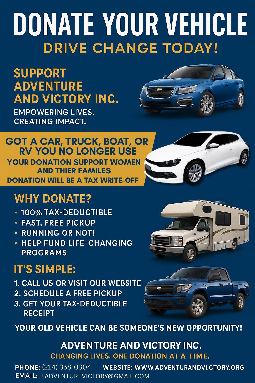 Donate a Vehicle