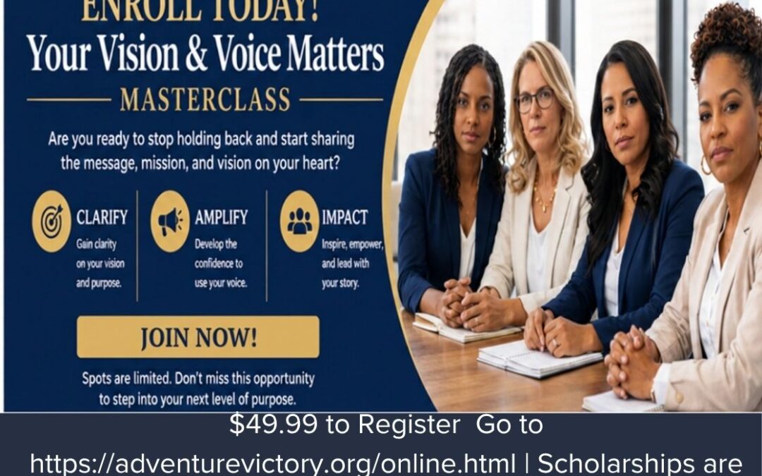 Your Vision and Voice Masterclass